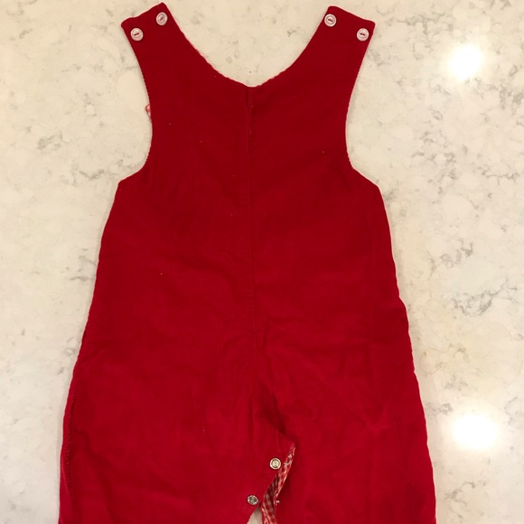 Reversible red Overalls - Picture 4 of 8